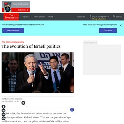The Economist explains: The evolution of Israeli politics