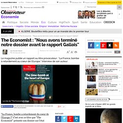 "The Economist" tacle la France, et s'explique