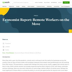 Economist Report: Remote Workers on the Move