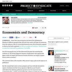 Economists and Democracy by Dani Rodrik