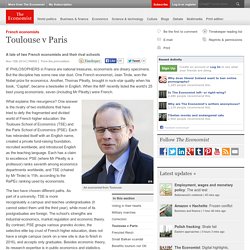 French economists: Toulouse v Paris