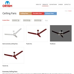 Best Economy Ceiling Fans at Best Price