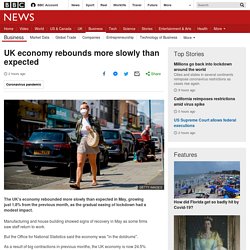 UK economy shrinks by one-fifth under lockdown