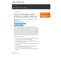 State of US Online Retail Economy Q3 2011 Webinar