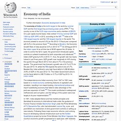 Economy of India