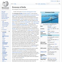 Economy of India