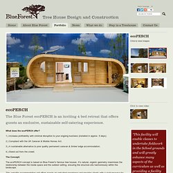 ecoPERCH Treehouse / Blue Forest ecoPERCH