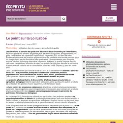 Le point sur la Loi Labbé - Ecophyto PRO : réduire et améliorer l'utilisation des phytos
