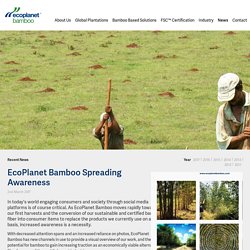 EcoPlanet Bamboo Spreading Awareness