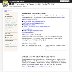 Environmental Conservation Online System