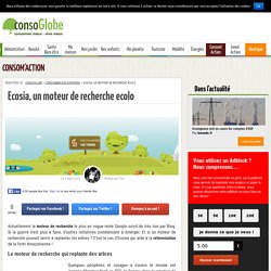Ecosia, un moteur de recherche ecolo