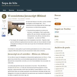 El ecosistema Javascript (Rhino)