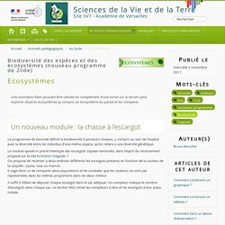Ecosystèmes - Sciences de la Vie et de la Terre
