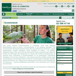 Ecovolontariat, stage environnement, volontariat animaux, stage nature, eco-tourisme