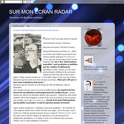 La presse "old school" donne le La de l'info aux sites internet