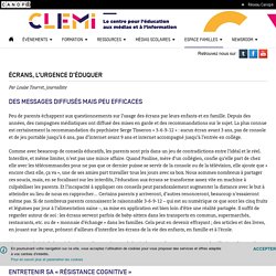 Écrans, l’urgence d’éduquer - CLEMI