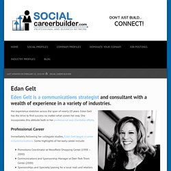 Edan Gelt — Social Career Builder