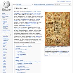 Edda de Snorri
