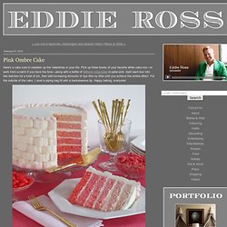 EDDIE ROSS - Pink Ombre Cake