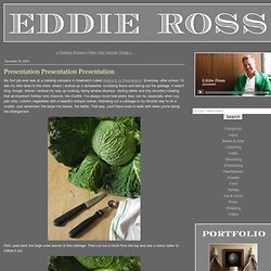 EDDIE ROSS - Presentation Presentation Presentation