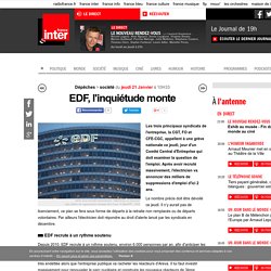 EDF, l'inquiétude monte