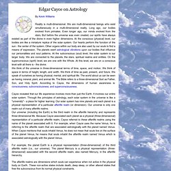 Edgar Cayce on astrology