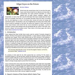Edgar Cayce on the future
