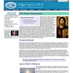 Edgar Cayce A.R.E. The Christ Consciousness