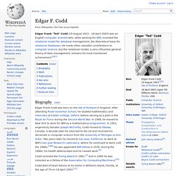 Edgar F. Codd