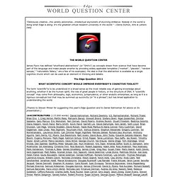 THE WORLD QUESTION CENTER 2011