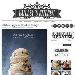 Edible Eggless Cookie Dough