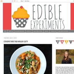 Edible Experiments: Crockpot Red Thai Veggie Curry