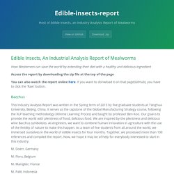 Edible-insects-report by MFloru