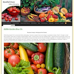 Edible Garden How-To » Edible Landscaping with Rosalind Creasy