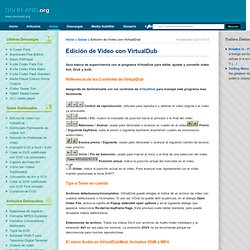 Guía de Edición de Video con VirtualDub