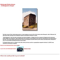 Edinburgh Photo Library - St Margaret's Chapel