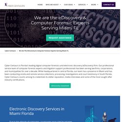 Digital Computer Forensics Miami FL - Cyber Centaurs