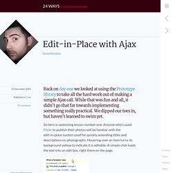 Edit-in-Place with Ajax