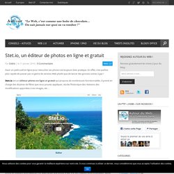 Stet.io, un éditeur de photos en ligne et gratuit