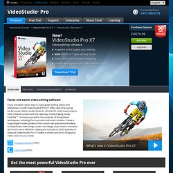 VideoStudio Pro X5 - Éditeur vidéo intégral