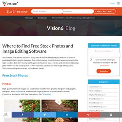 Where to Find Free Stock Photos and Image Editing Software