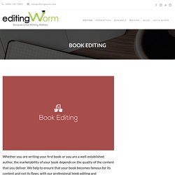 Quality Book EditingServicesfor Professional Authors