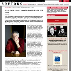Éditions Blanc et Noir - Jean-Guy Le Floch : un patron breton face à la crise