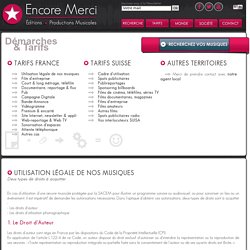 Encore Merci - Editions & Production Musicales