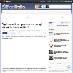 Sigil: un editor open source per gli ebook in formato EPUB - iPad Italia – Il blog italiano sull'Apple iPad 2 e iPad