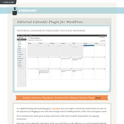 editorial calendar plugin - stresslimit