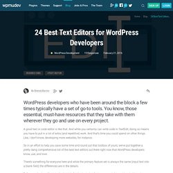 24 Best Text Editors for WordPress Developers