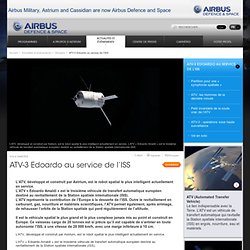 ATV-3 : Edoardo au service de la Station spatiale