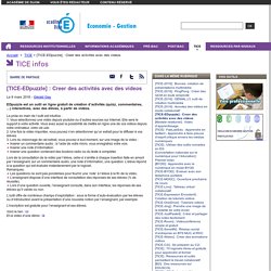 [TICE-EDpuzzle] : Creer des activités avec des videos