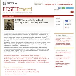 EDSITEment's Guide to Black History Month Teaching Resources